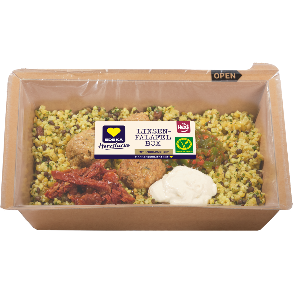 Linsen-Falafel Box