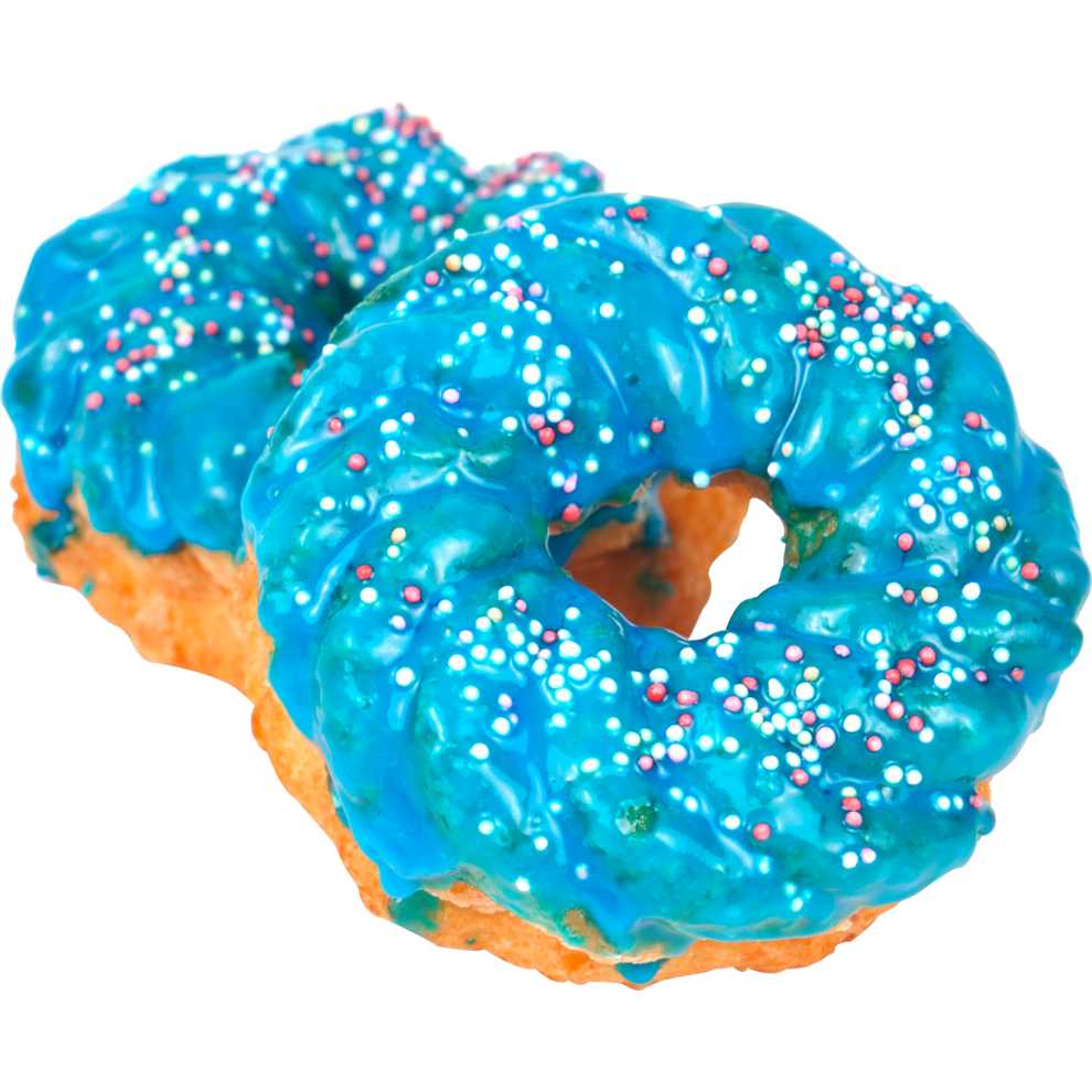 Spritzring, blau
