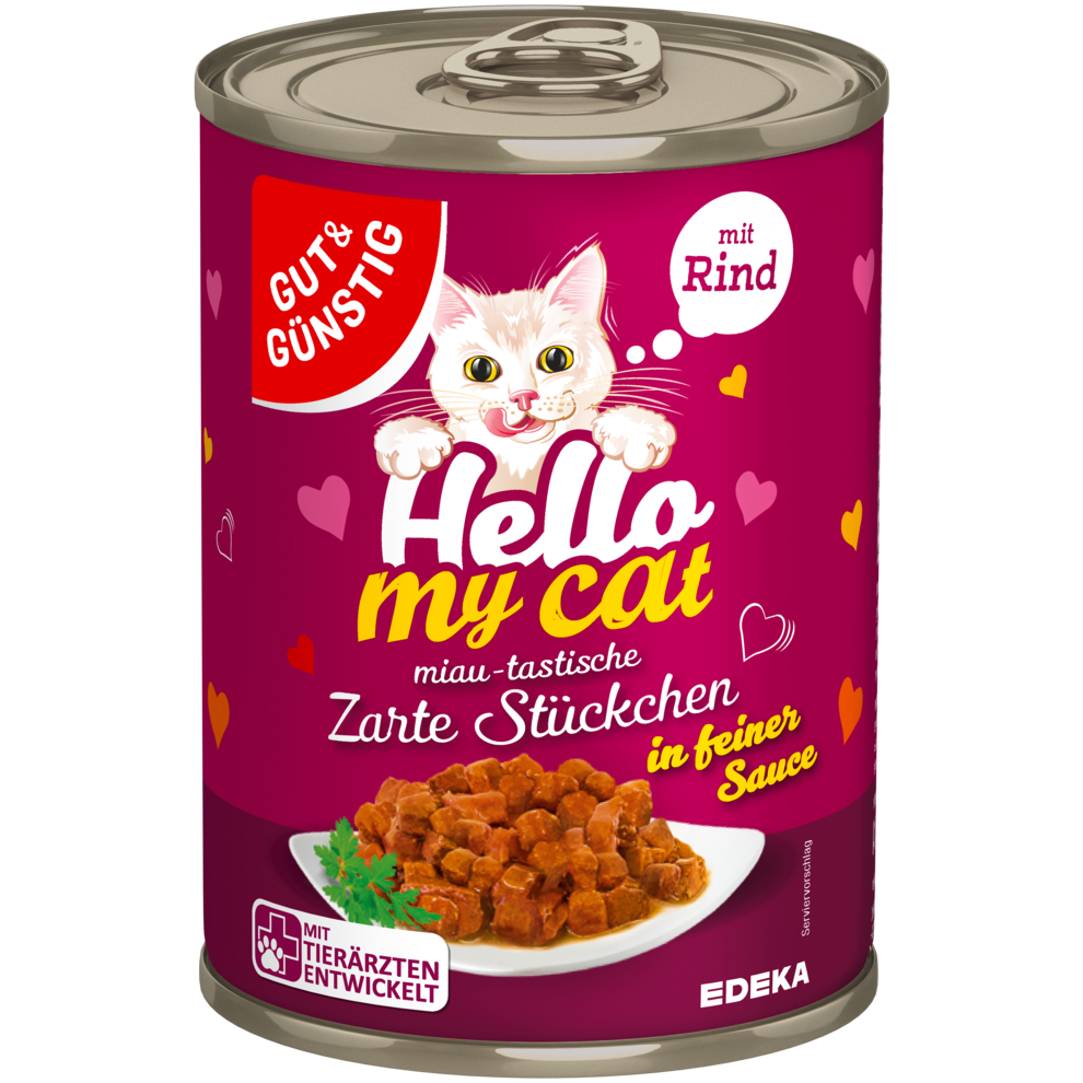 Zarte Stückchen mit Rind