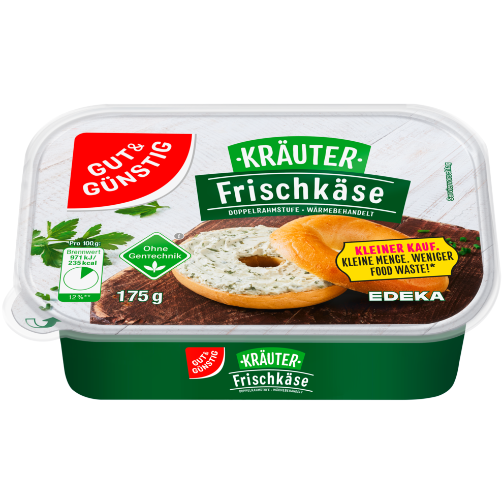 Frischkäse Kräuter 65% Fett i.Tr.