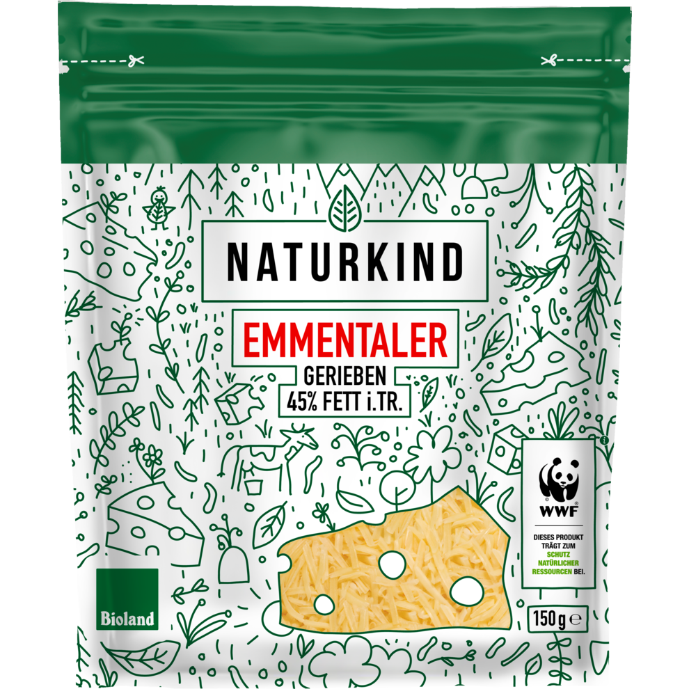 Bio Reibekäse Emmentaler