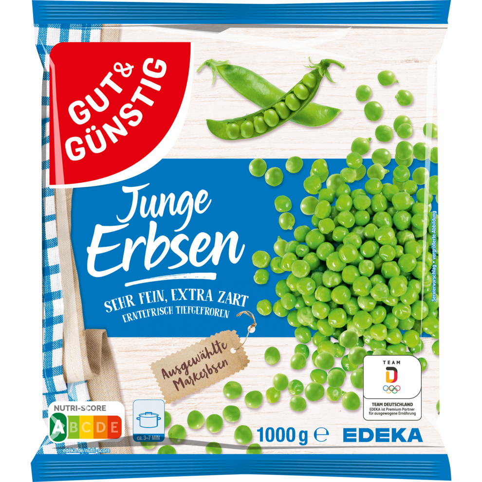 Junge Erbsen