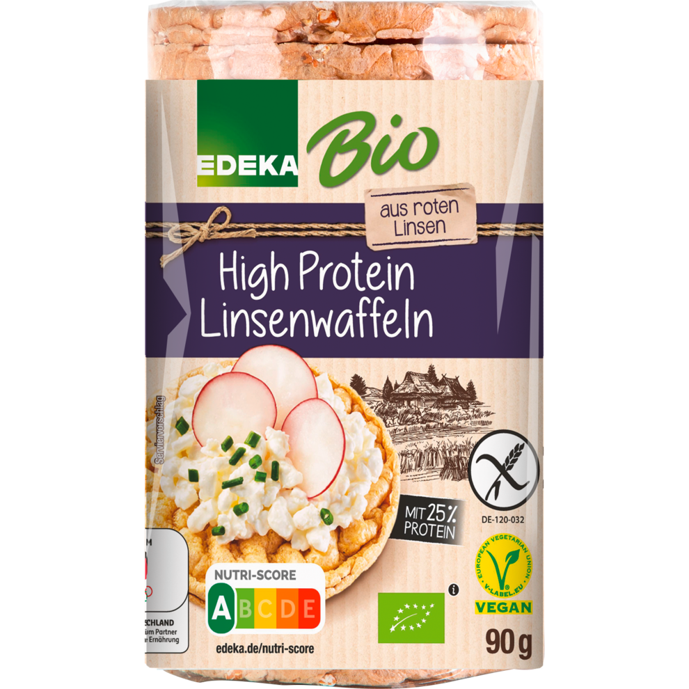 High Protein Linsen-Waffeln
