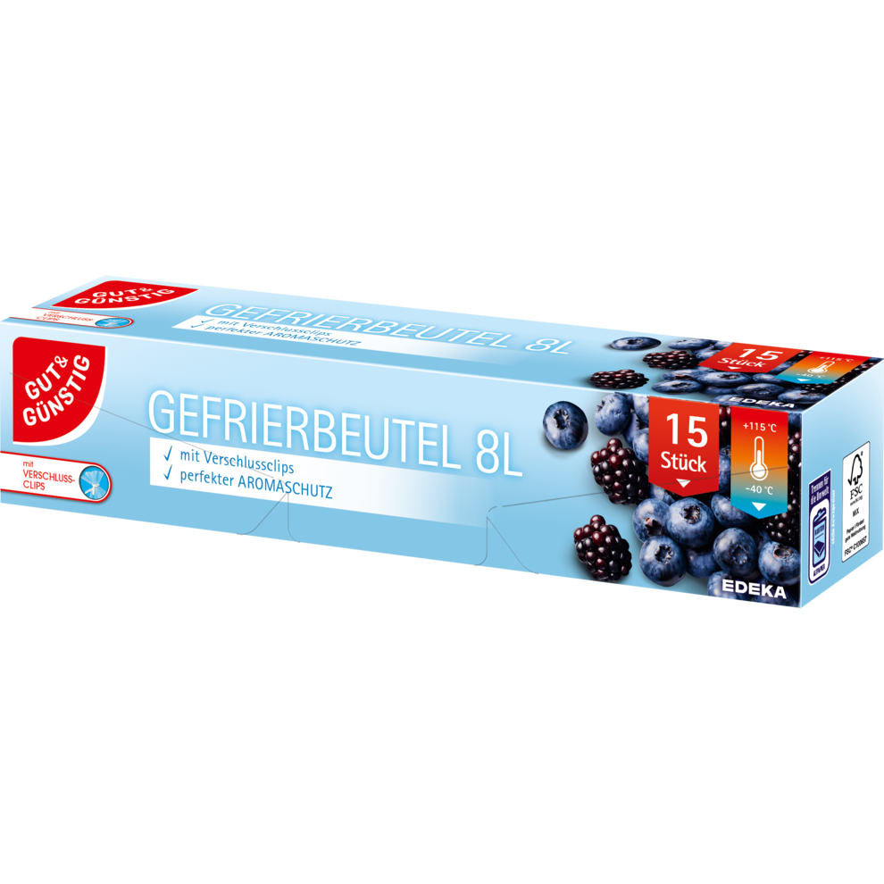 Gefrierbeutel 8 Liter