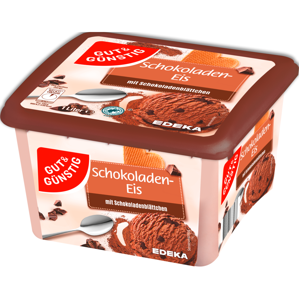 Schokoladen Eis EDEKA Schokoladen Eis EDEKA