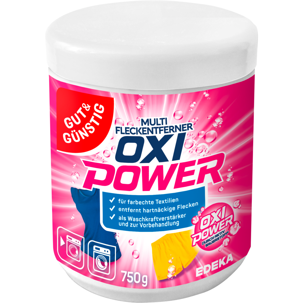 Bunt Fleckenenferner Pulver Oxi Power