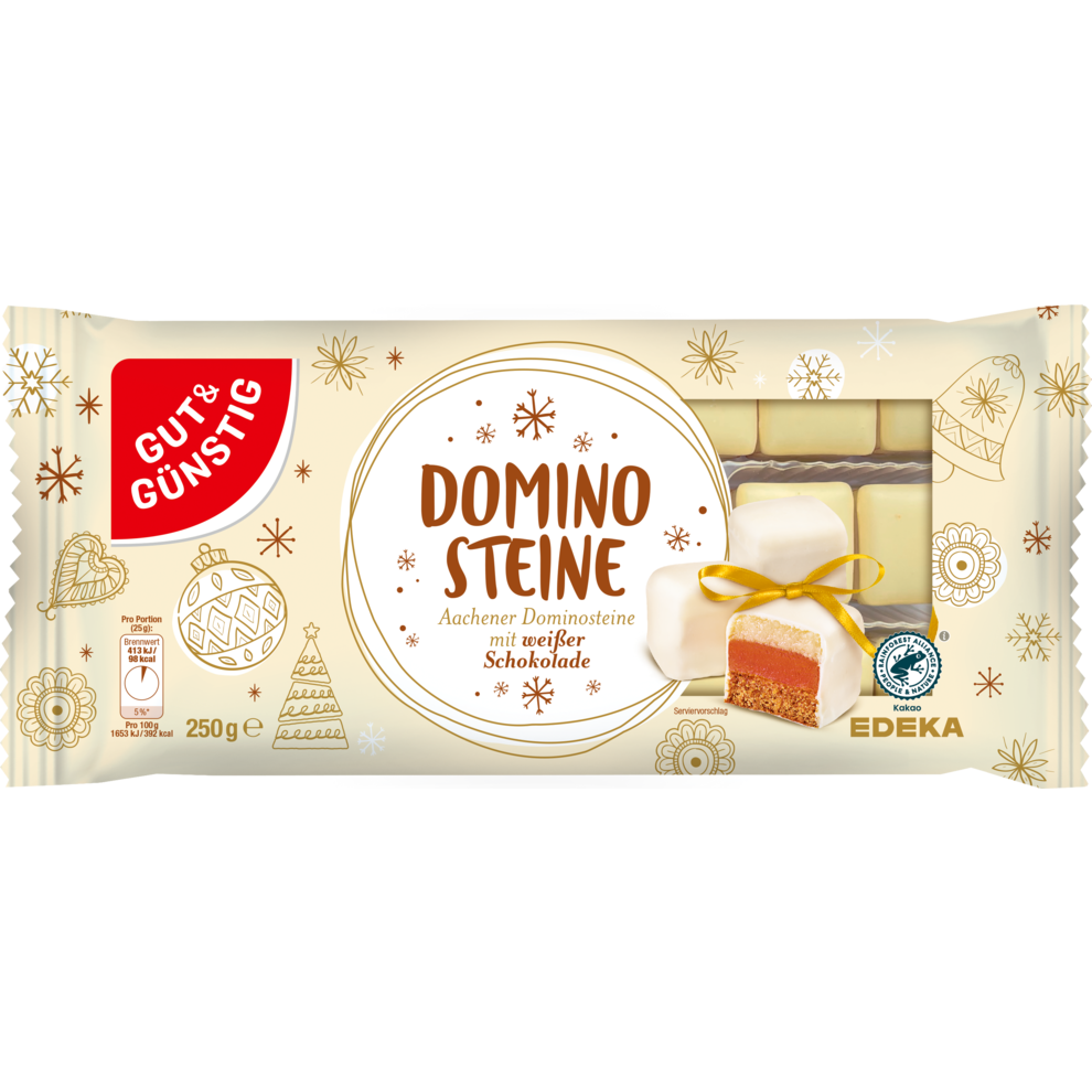 Dominosteine Weiß