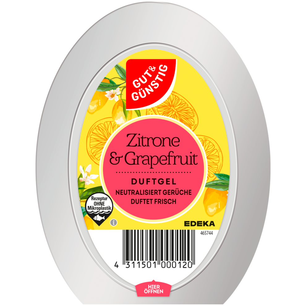 Duftgel Zitrone & Grapefruit