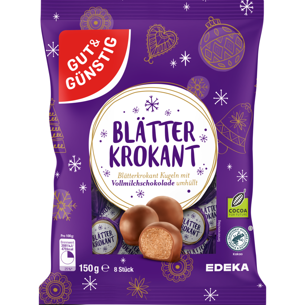 Blätterkrokant-Kugeln