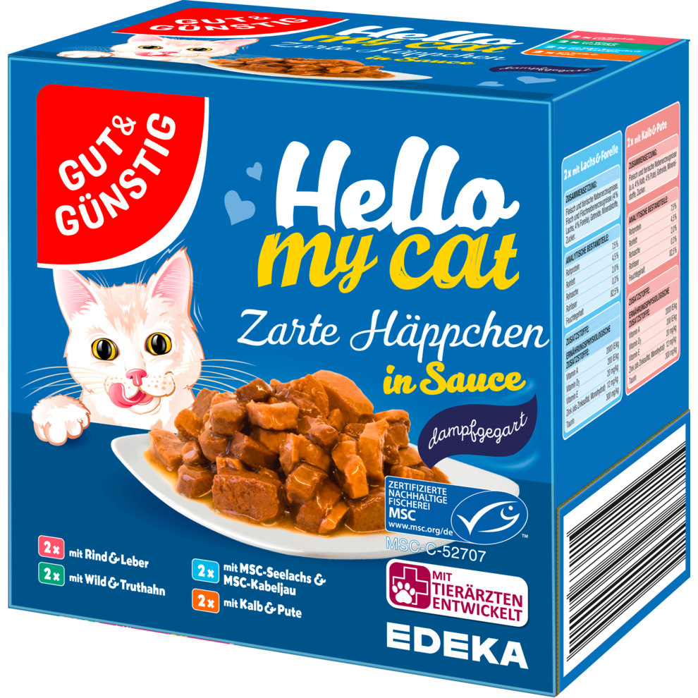 Zarte Häppchen in Sauce