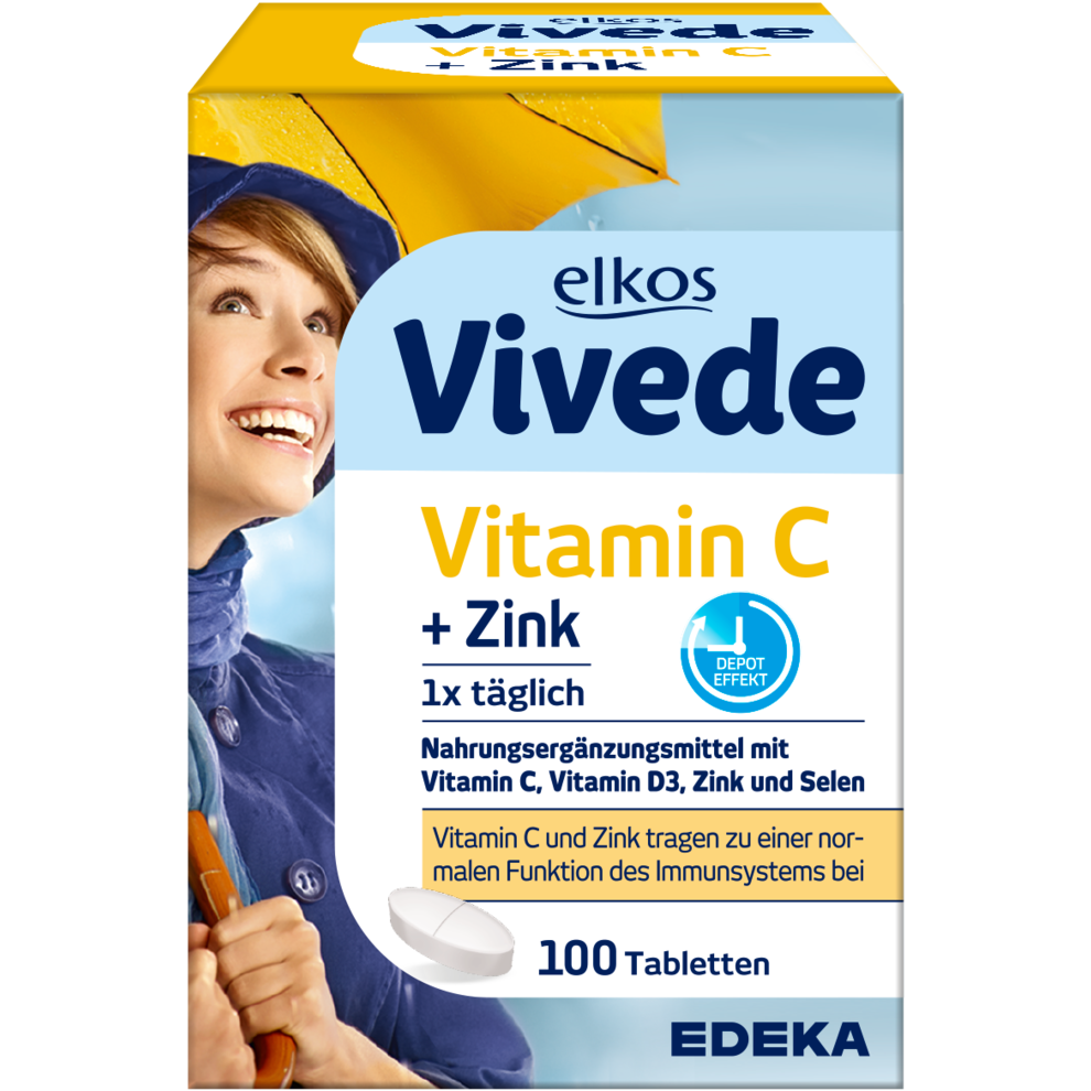 Vitamin C + Zink Depot Tabletten
