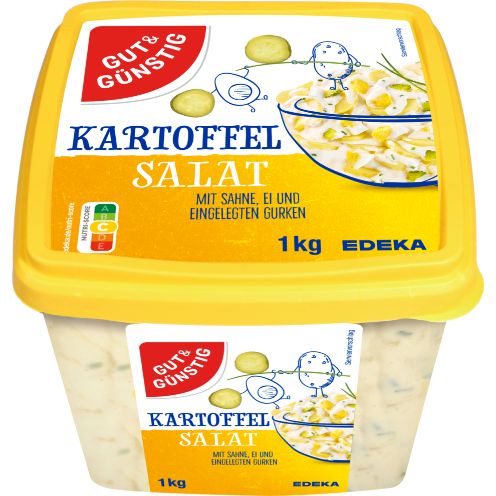 Kartoffelsalat Mit Sahne, Ei Und Gurken | EDEKA