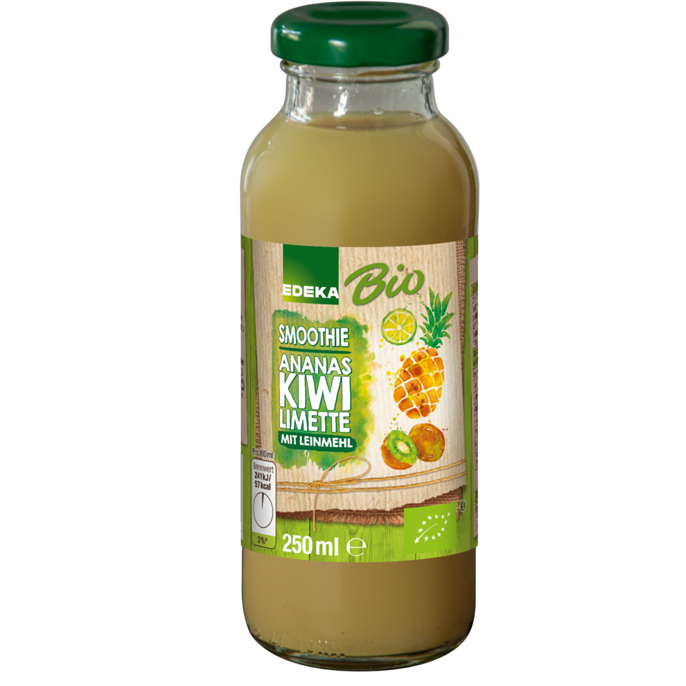 Smoothie Ananas-Kiwi-Limette