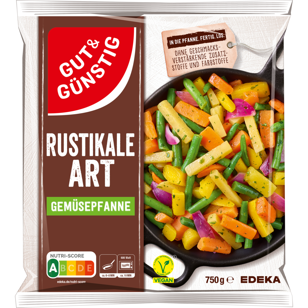 Gemüsepfanne "Rustikale Art"