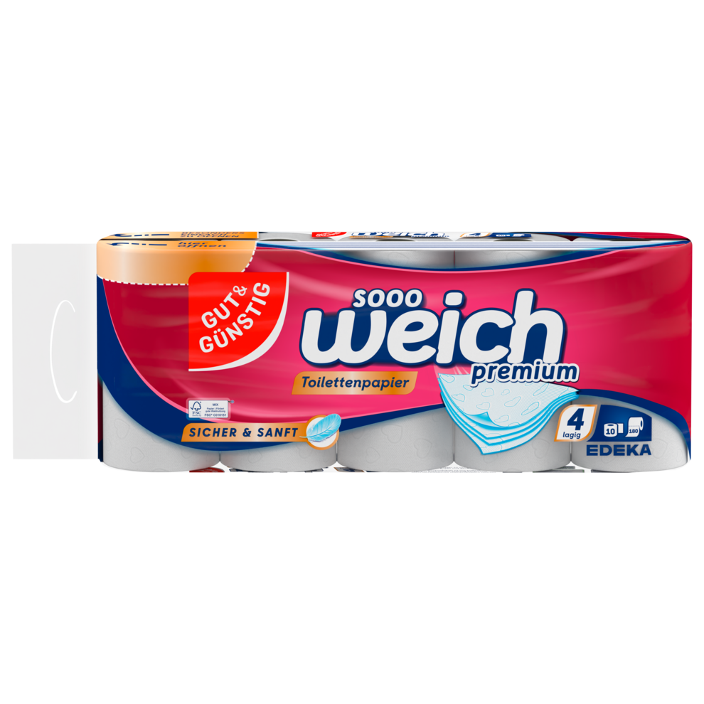 Toilettenpapier Premium 10er
