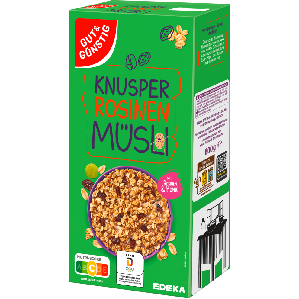 Knusper-Rosinen-Müsli