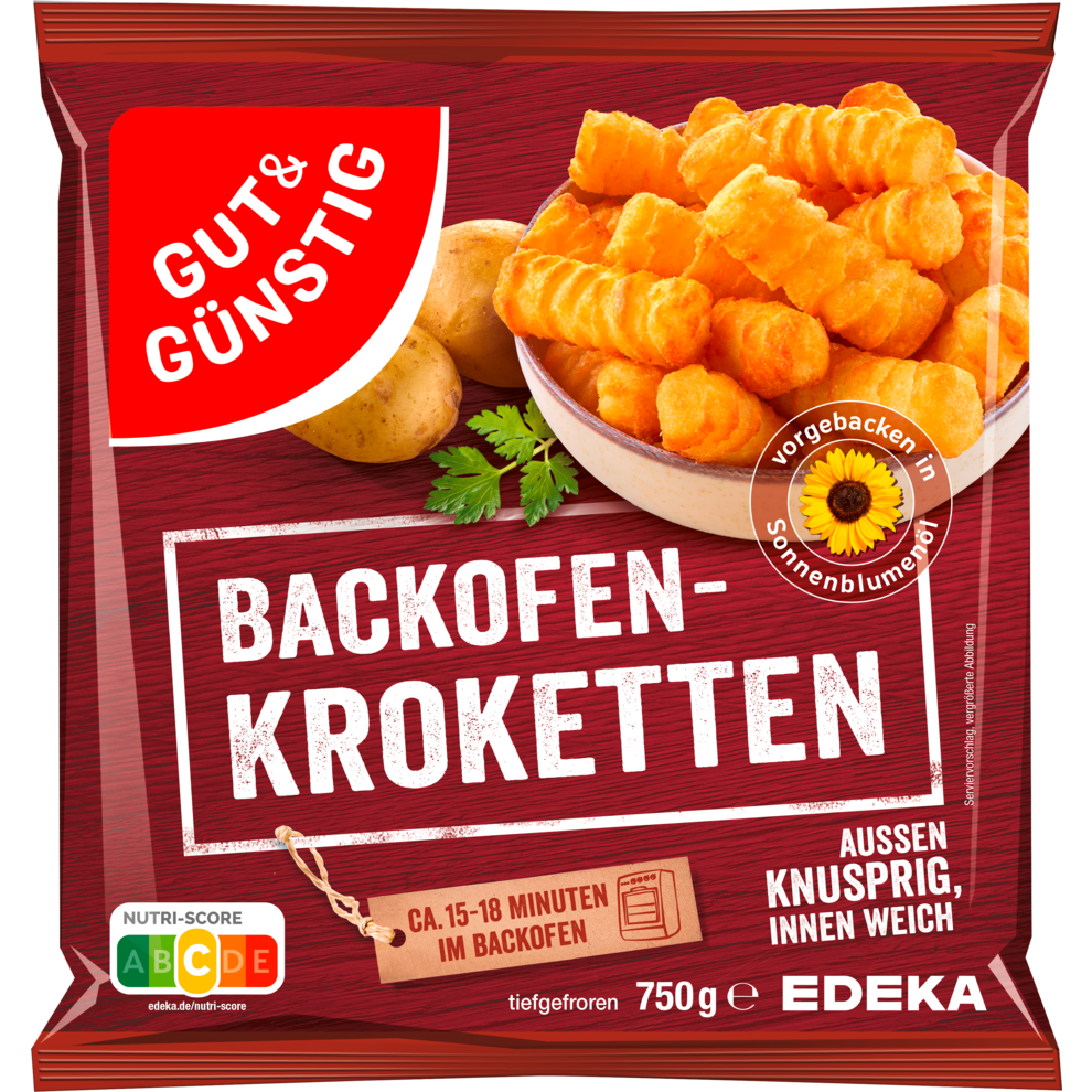 Backofen Kroketten