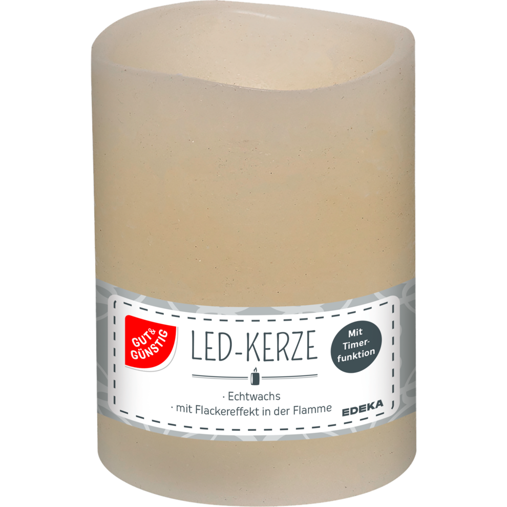 LED Stumpenkerze