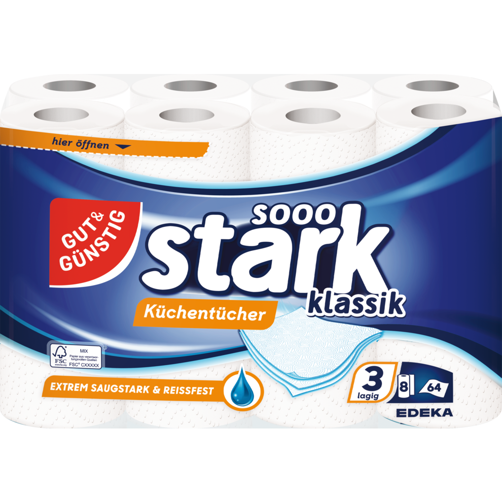 Küchentücher klassik 8er