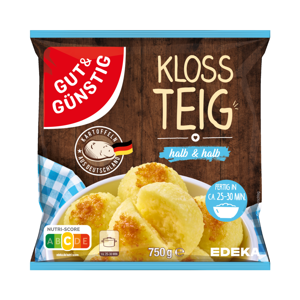 Kloßteig halb & halb
