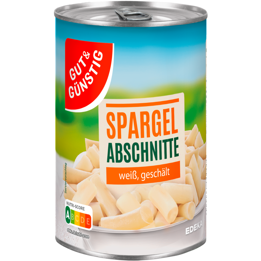 Spargelabschnitte, ohne Köpfe