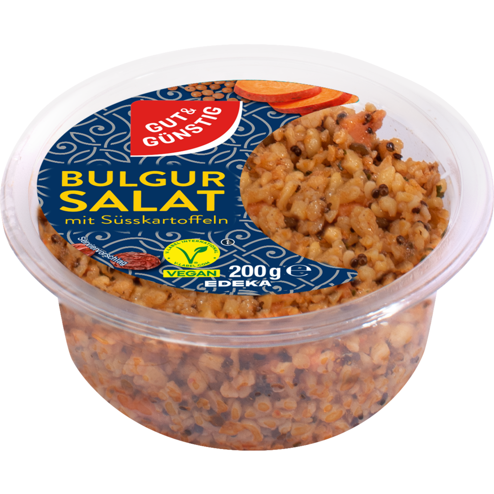 Roter Bulgursalat mit Süßkartoffel