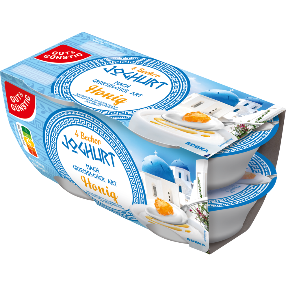 Joghurt nach griechischer Art Honig