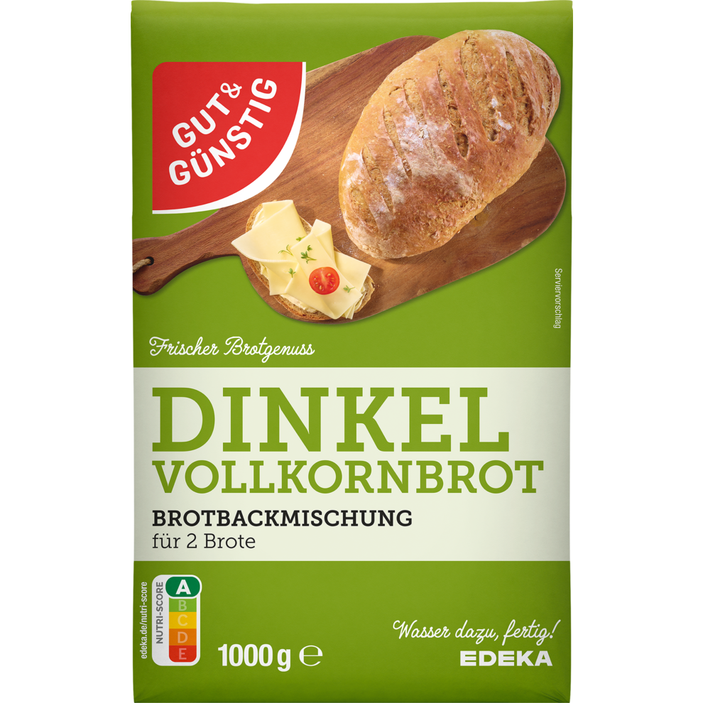 Brotbackmischung Dinkelvollkornbrot