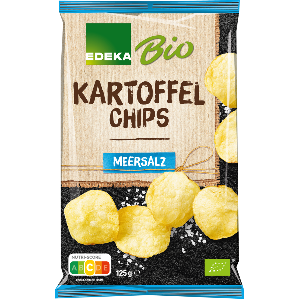 Kartoffelchips mit Meersalz