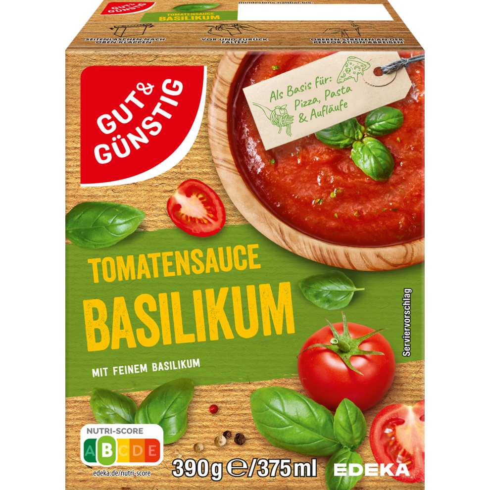 Pastasauce Basilikum