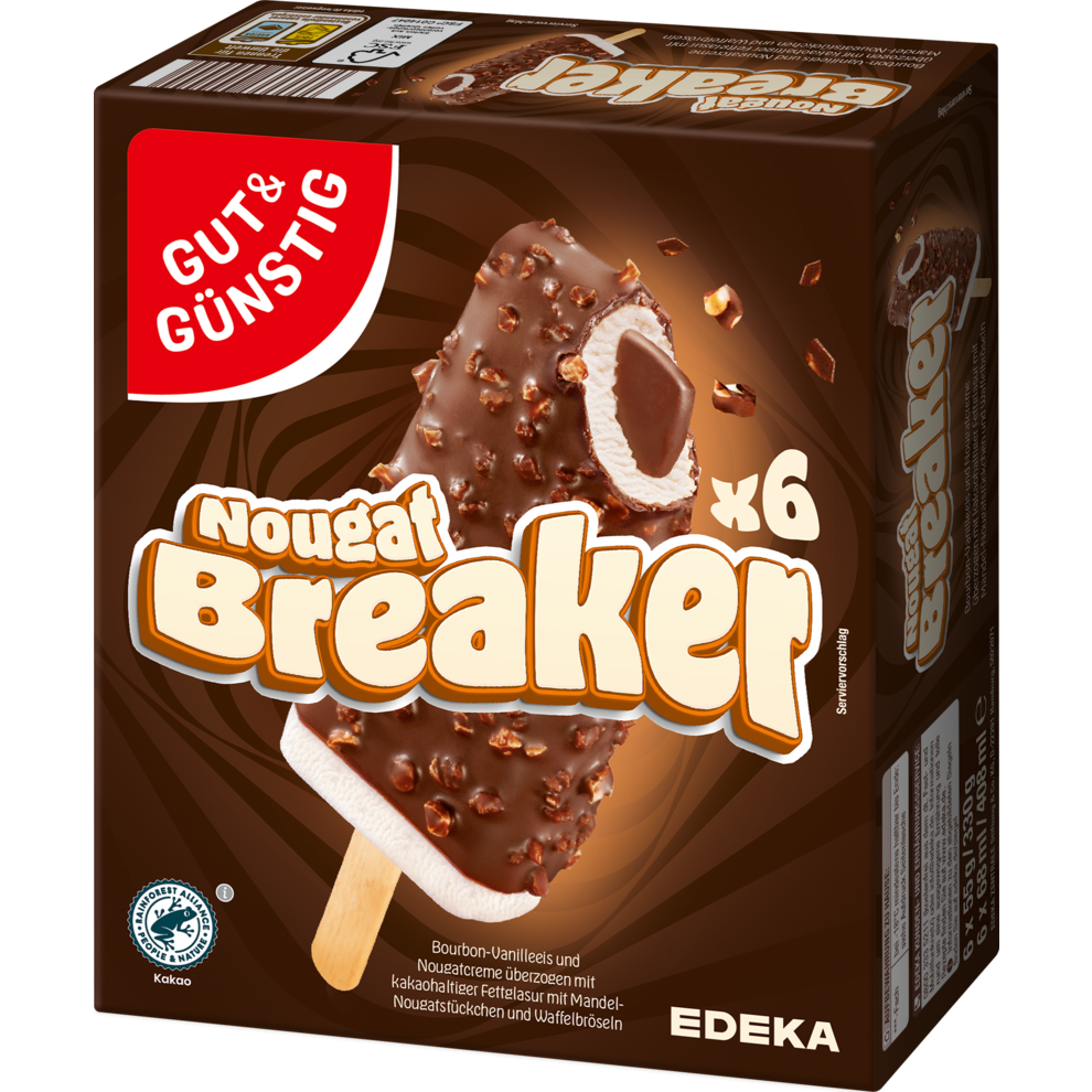Nougat Breaker, 6 Stück