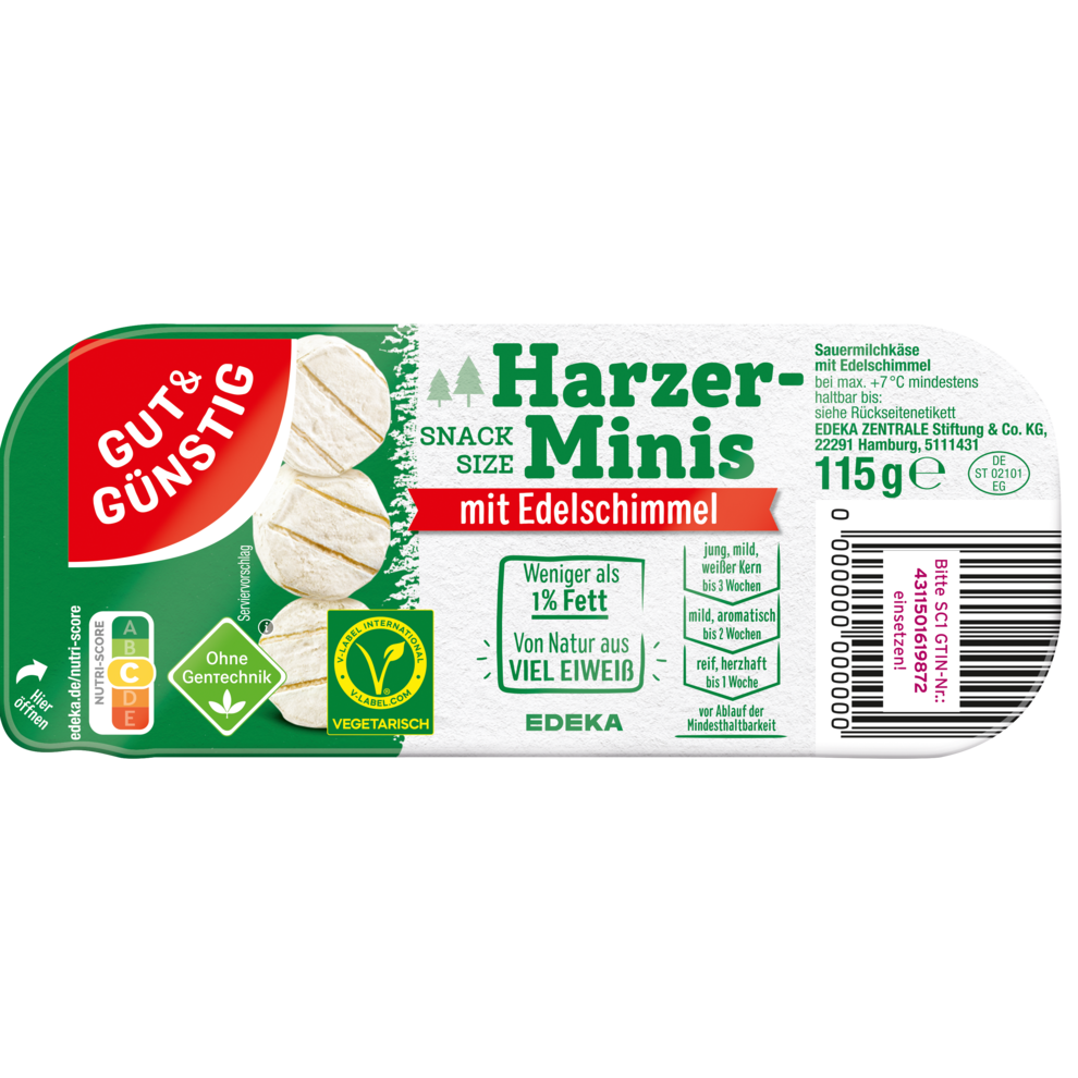 Harzer Minis mit Edelschimmel