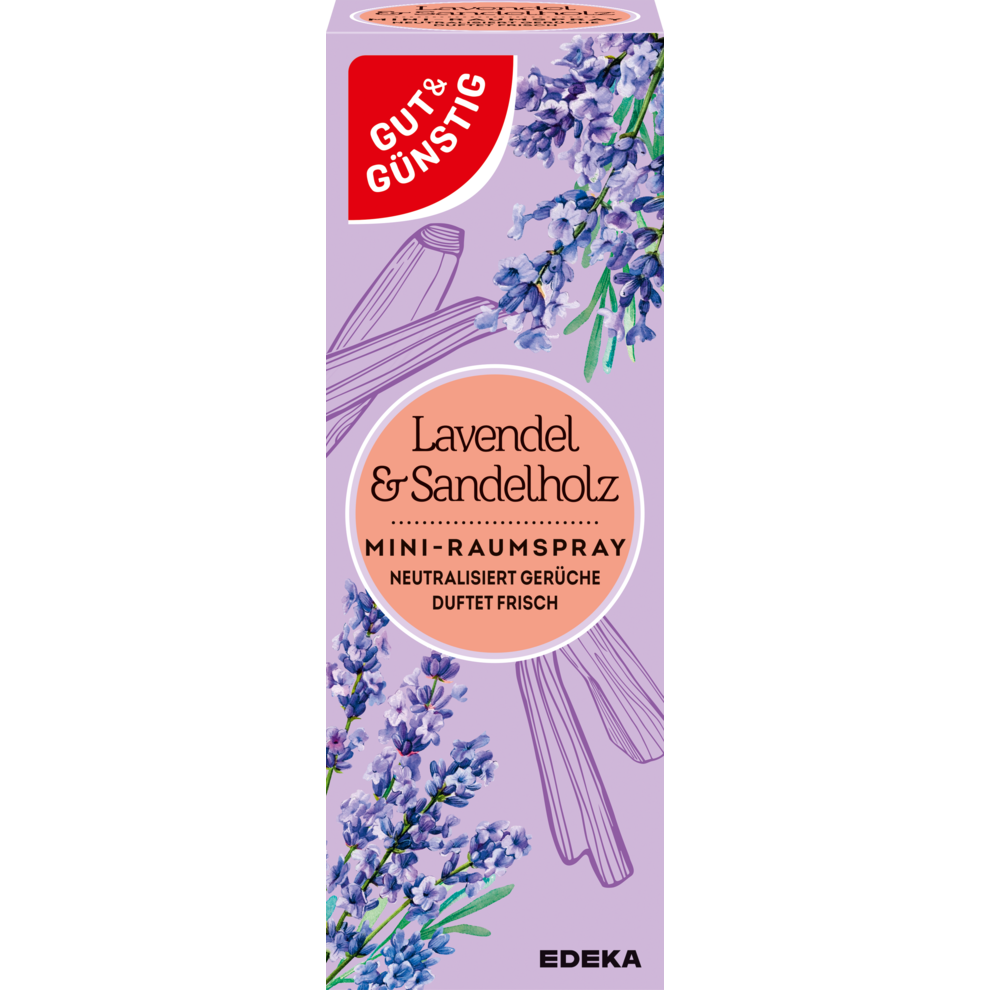 Mini-Raumspray Lavendel & Sandelholz Nachfüller