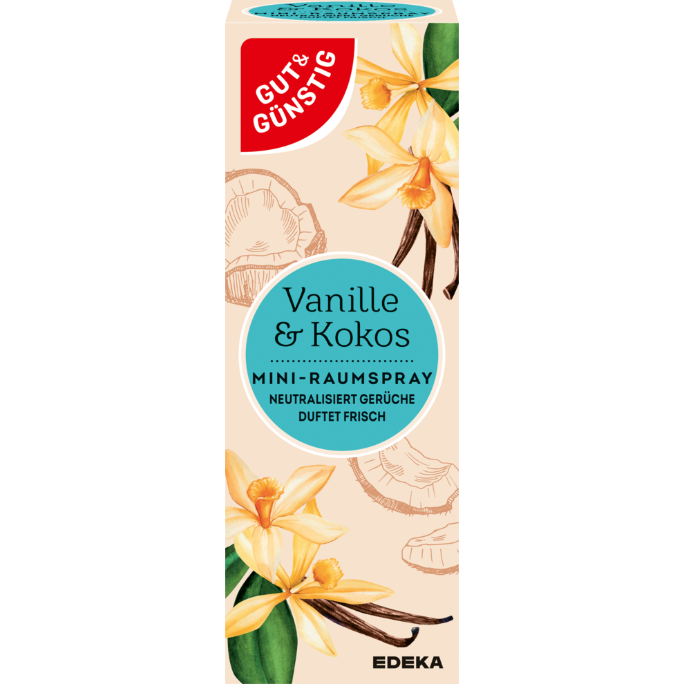 Mini-Raumspray Vanille & Kokosnuss Nachfüller