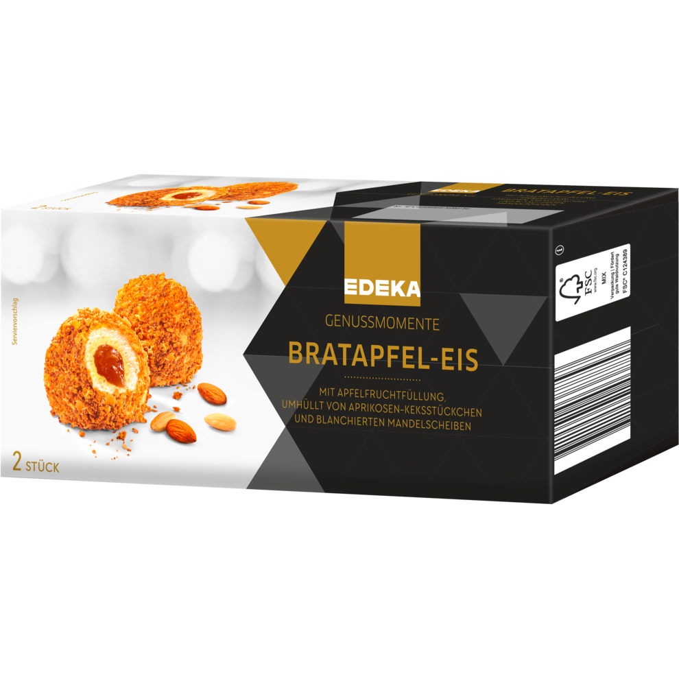 Bratapfel-Eis, 2 Stück