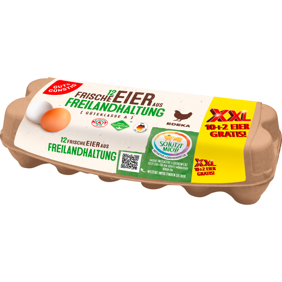 Eier FLH, M-L, XXL Verpackung