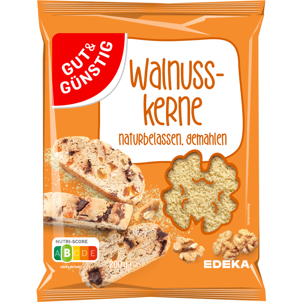 gemahlene Walnusskerne