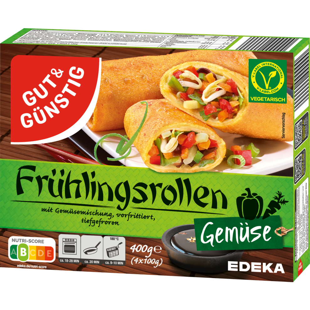 Frühlingsrollen mit Gemüse