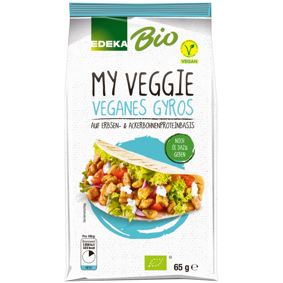 Veganes Fertiggericht Gyros