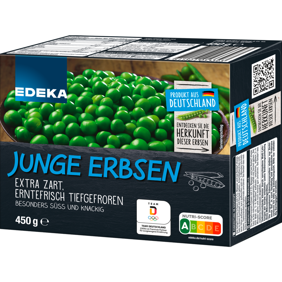 Junge Erbsen, extra zart