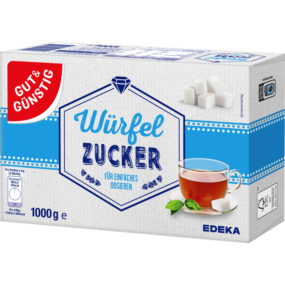 Würfelzucker