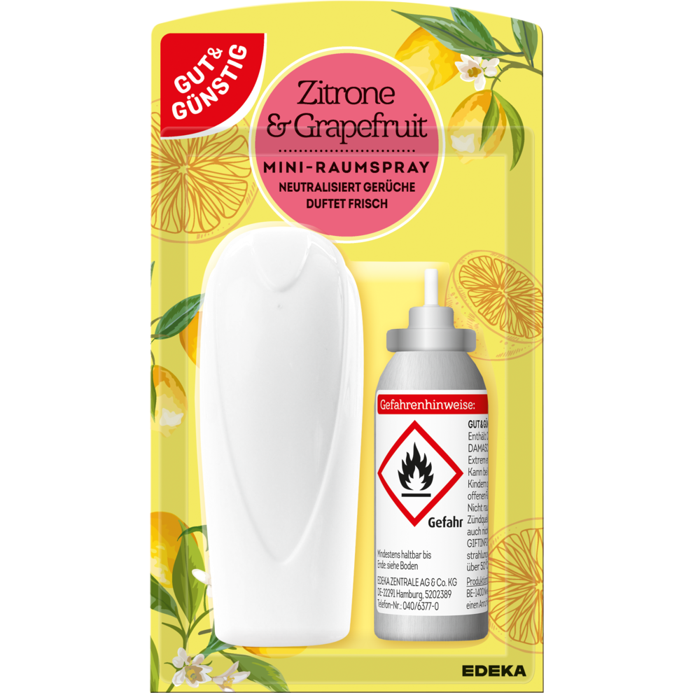 Mini-Raumspray Zitrone & Grapefruit Original