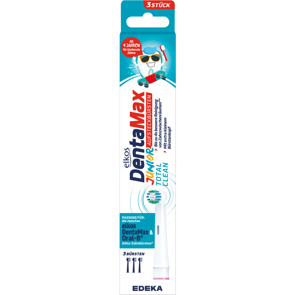 Aufsteckbürsten Total Clean Junior