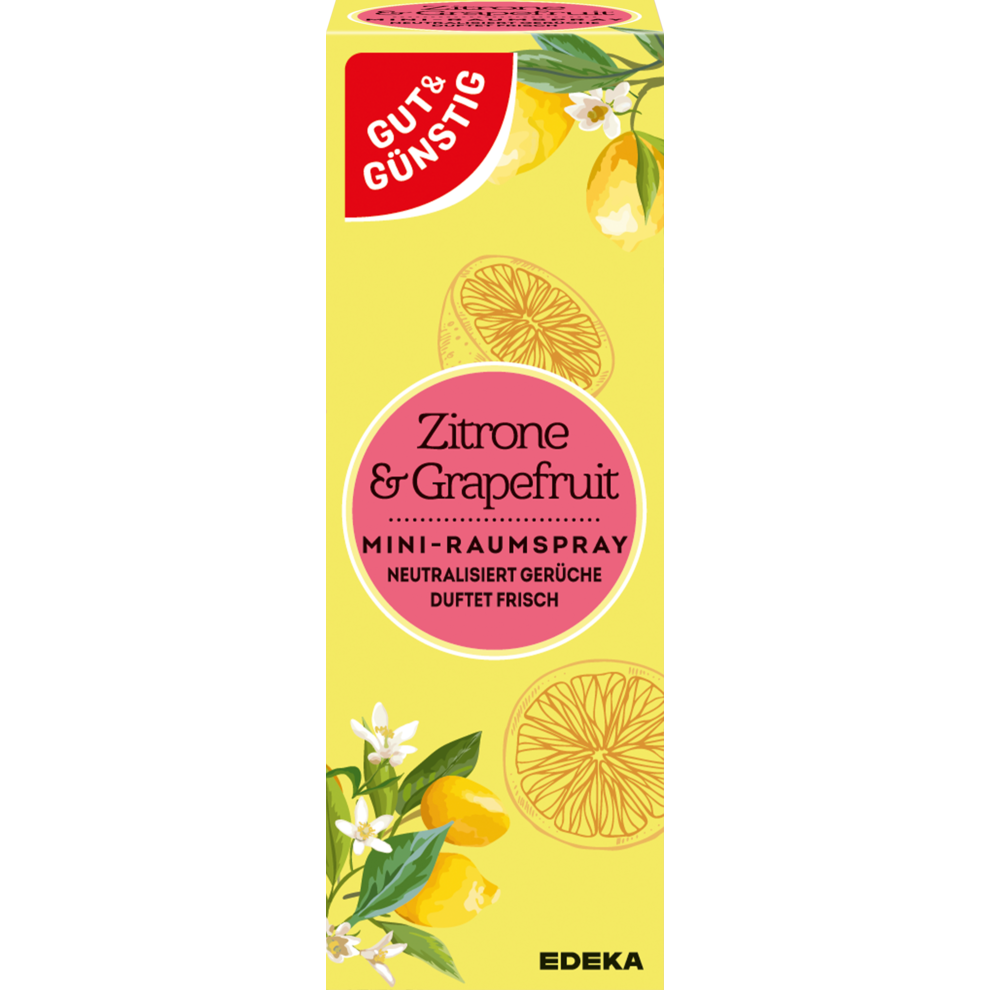 Mini-Raumspray Zitrone & Grapefruit Nachfüller