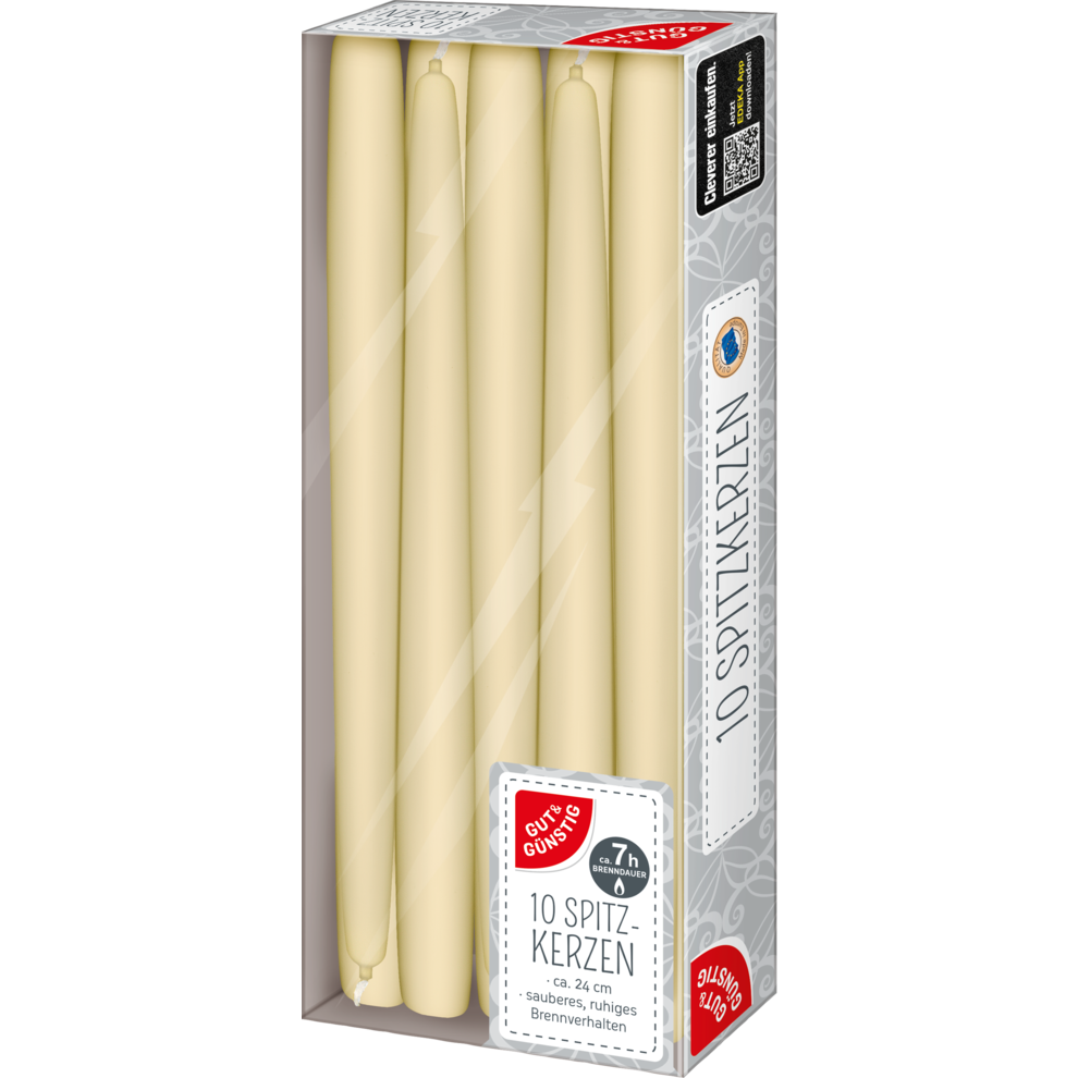 Spitzkerzen, creme