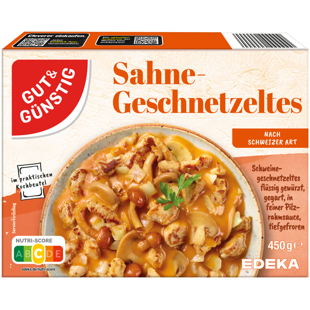 Sahnegeschnetzeltes Schweizer Art