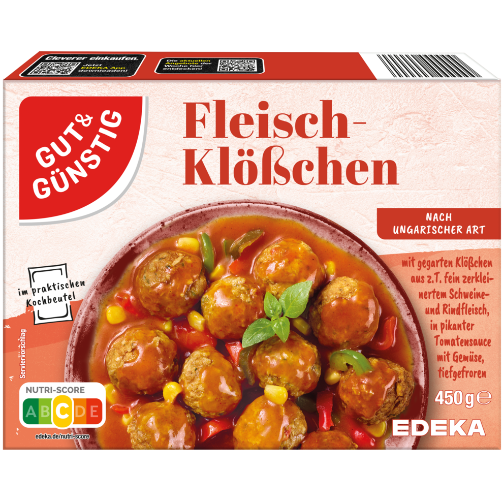Fleischklößchen nach ungarischer Art