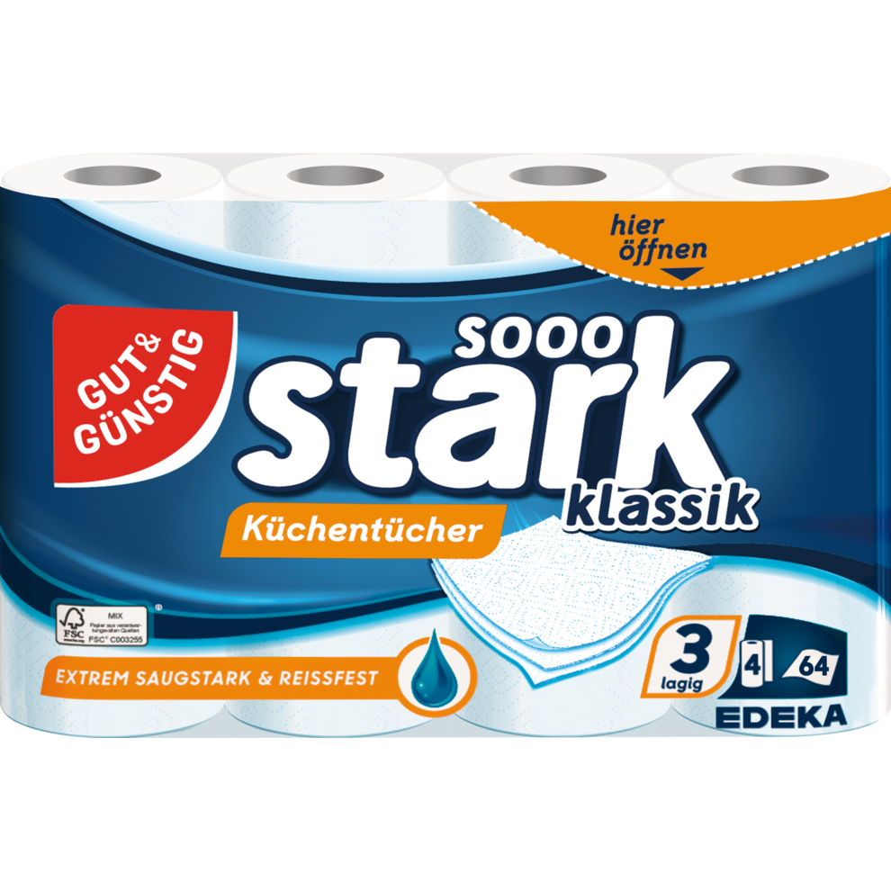Küchentücher klassik 4er