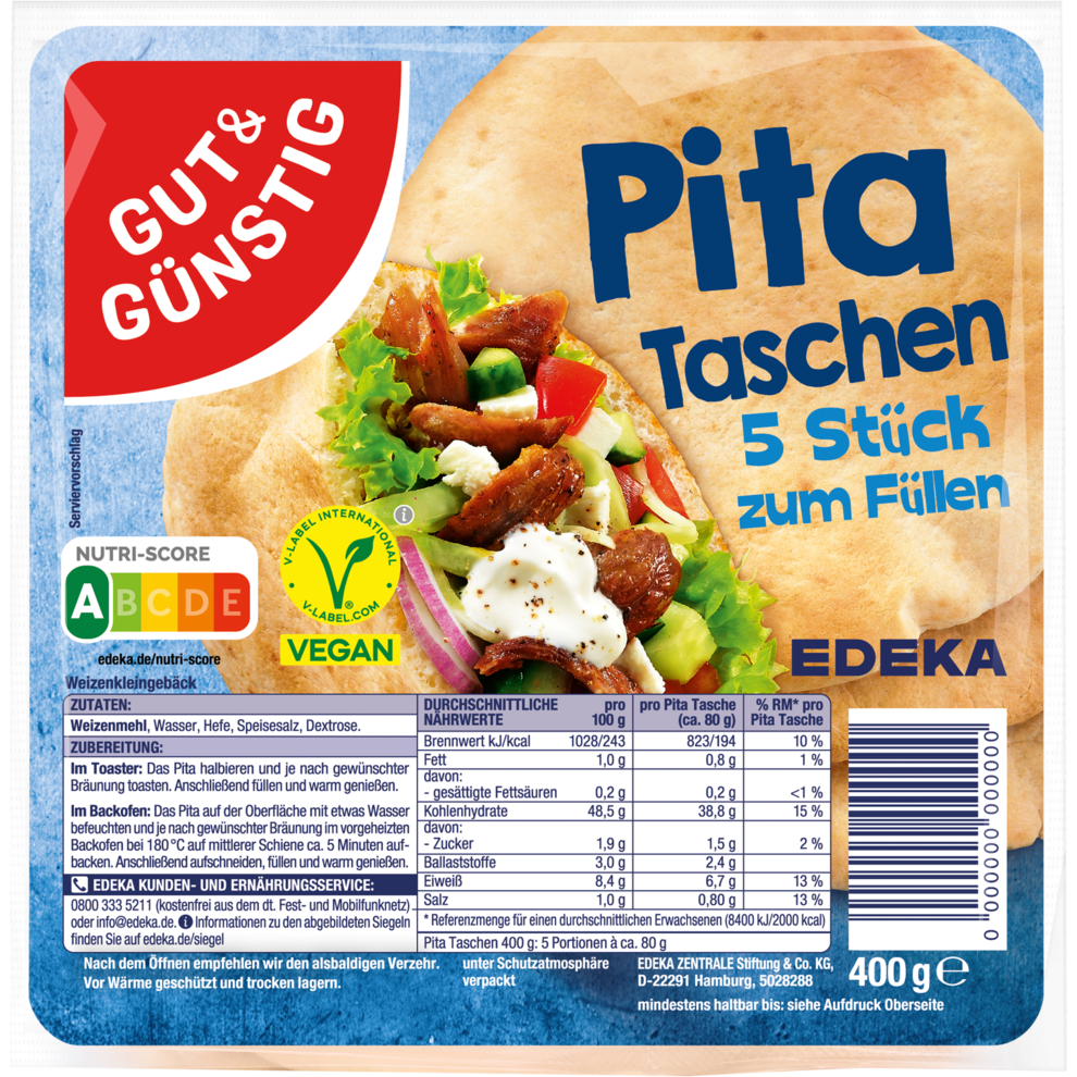 Pita-Taschen