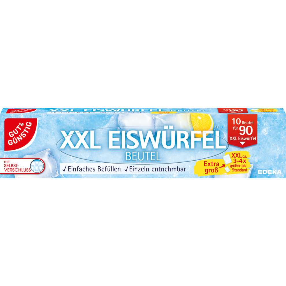 XXL-Eiswürfelbeutel